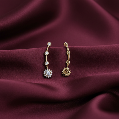 DIAMOND FARAH EARCUFF EARRINGS