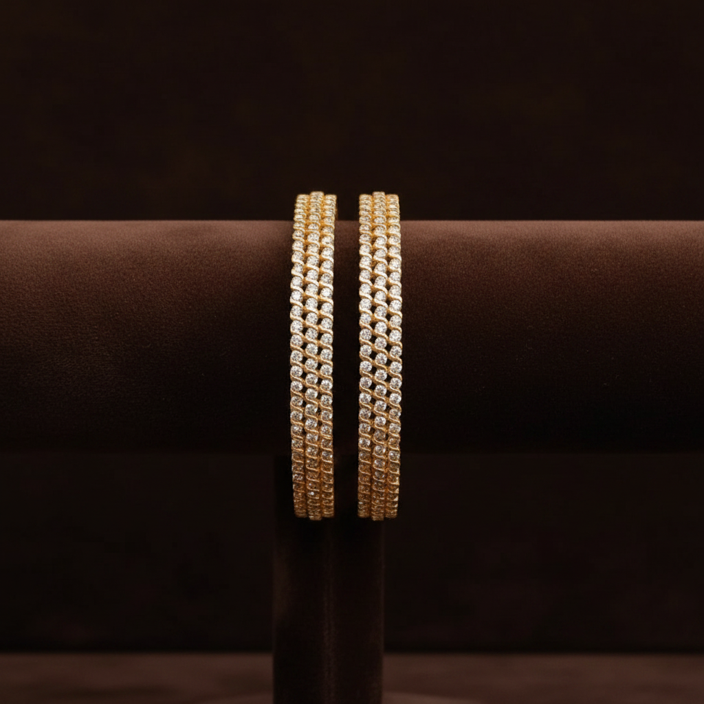 DIAMOND CUTTING SIARA BANGLES