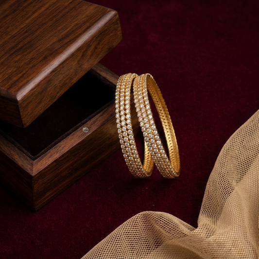 DIAMOND CUTTING SIARA BANGLES