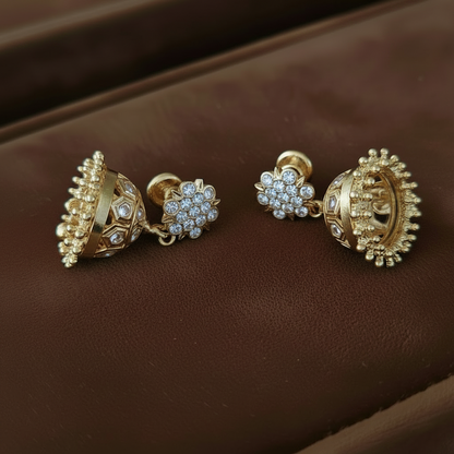 DIAMOND CLASSIC IMPON JHUMKI EARRINGS