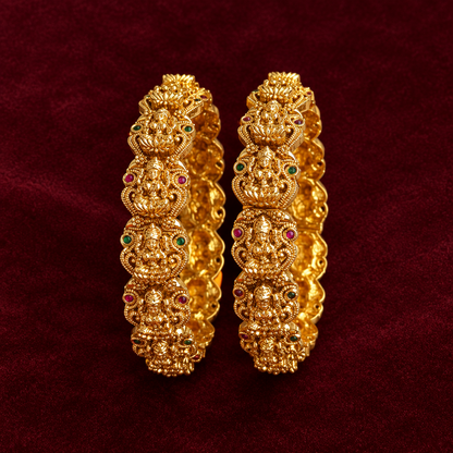 GOLDEN NISHVIKA OPENABLE NAGAS BANGLES