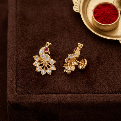 DIAMOND GEETHIKA STUD EARRINGS