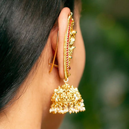 GOLDEN KASHI EARCUFF EARRINGS