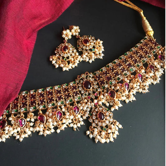 MULTICOLOR BANHI JEWELLERY SET