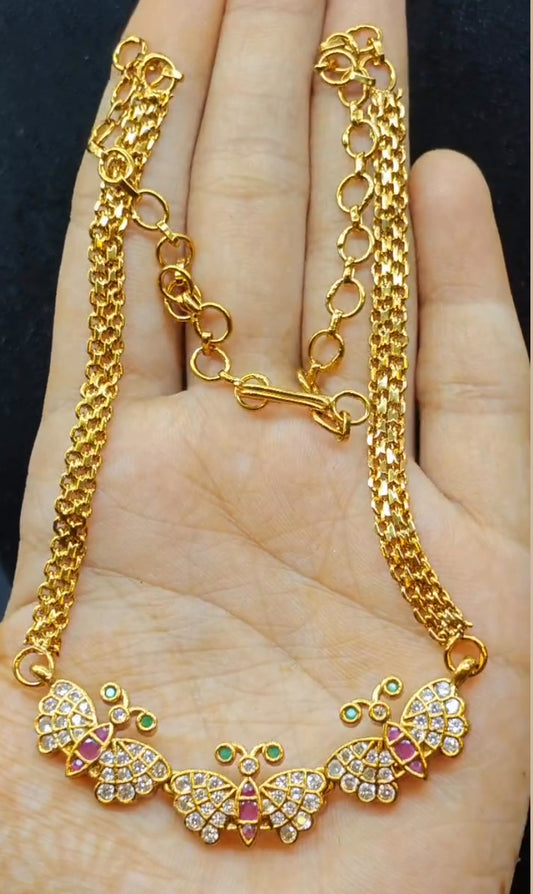 MULTICOLOR MIRZA JEWELLERY SET