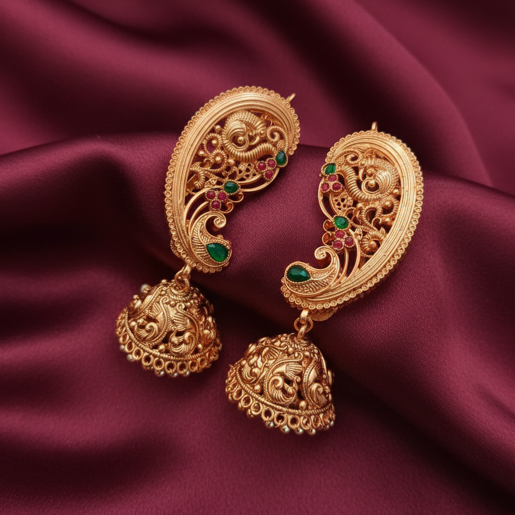 GOLDEN JAANU EARCUFF EARRINGS