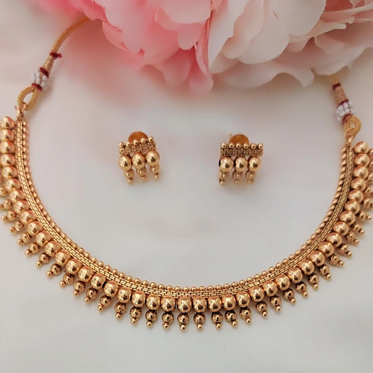 GOLDEN KERALA JEWELLERY SET