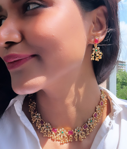 MULTICOLOR RISHIMA JEWELLERY SET