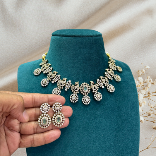MINT MAALYA ZIRCONIA JEWELLERY SET
