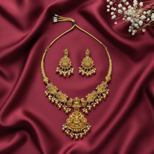 GOLDEN UMYAL JEWELLERY SET