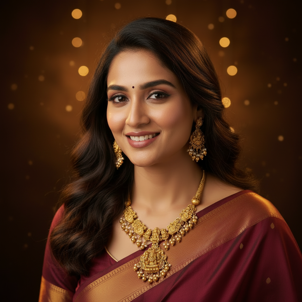 GOLDEN UMYAL JEWELLERY SET