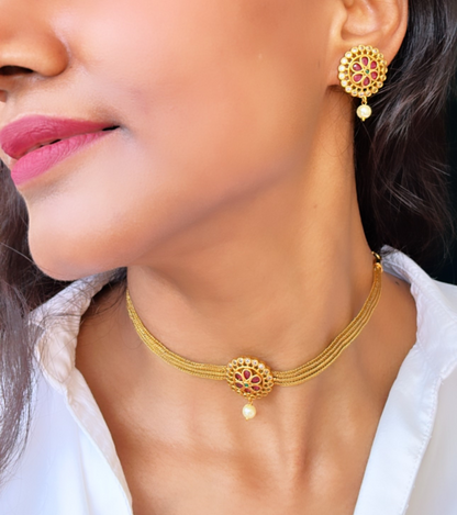 RUBY PARINITHA JEWELLERY SET