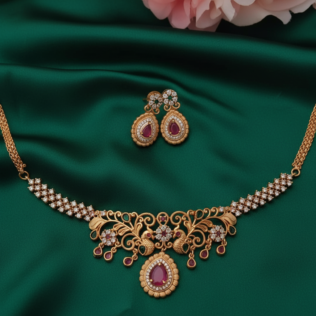 MULTICOLOR PARNIKA JEWELLERY SET