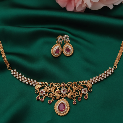 MULTICOLOR PARNIKA JEWELLERY SET
