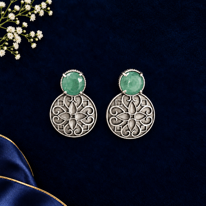 MINT PRILAYA SILVER PLATED EARRINGS