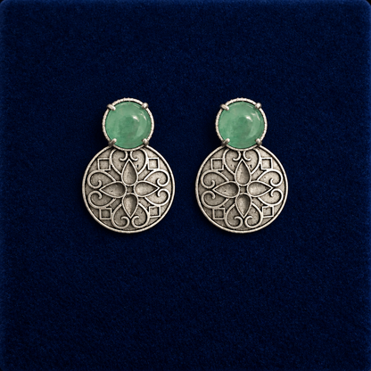MINT PRILAYA SILVER PLATED EARRINGS