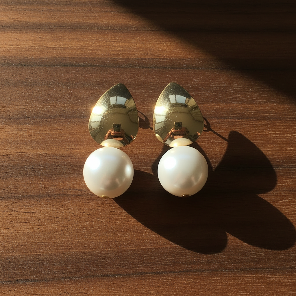 RIWERA PEARL EARRINGS