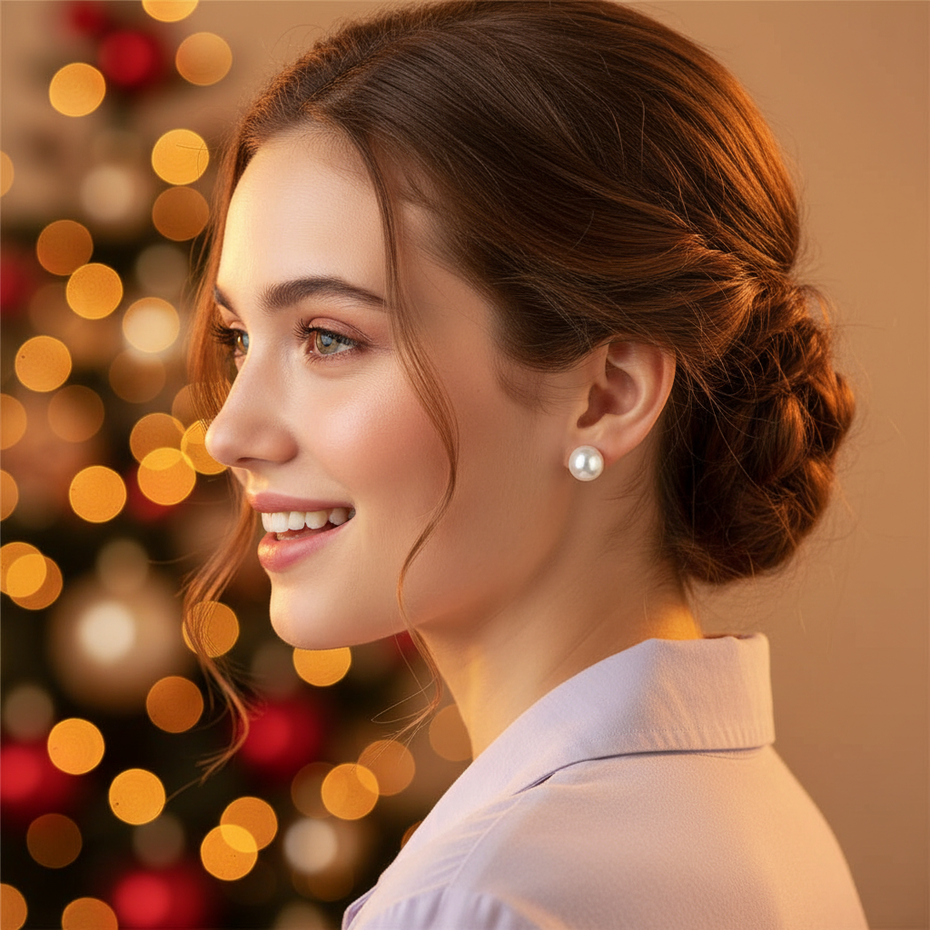 ORIGINAL PEARL RIZWANA STUD EARRINGS