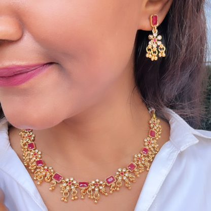 RUBY RISHIMA JEWELLERY SET