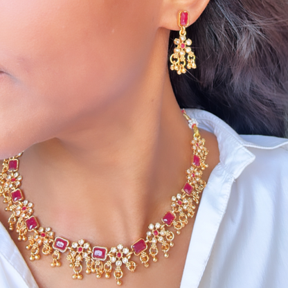 RUBY RISHIMA JEWELLERY SET