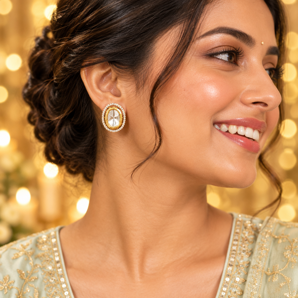 ORIGINAL SILVER AILA STATEMENT EARRINGS
