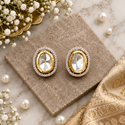 ORIGINAL SILVER AILA STATEMENT EARRINGS