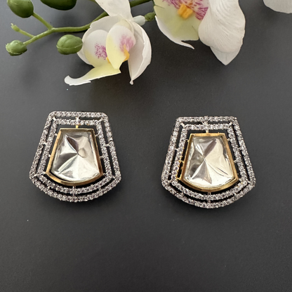 ORIGINAL SILVER MUDRA STATEMENT EARRINGS