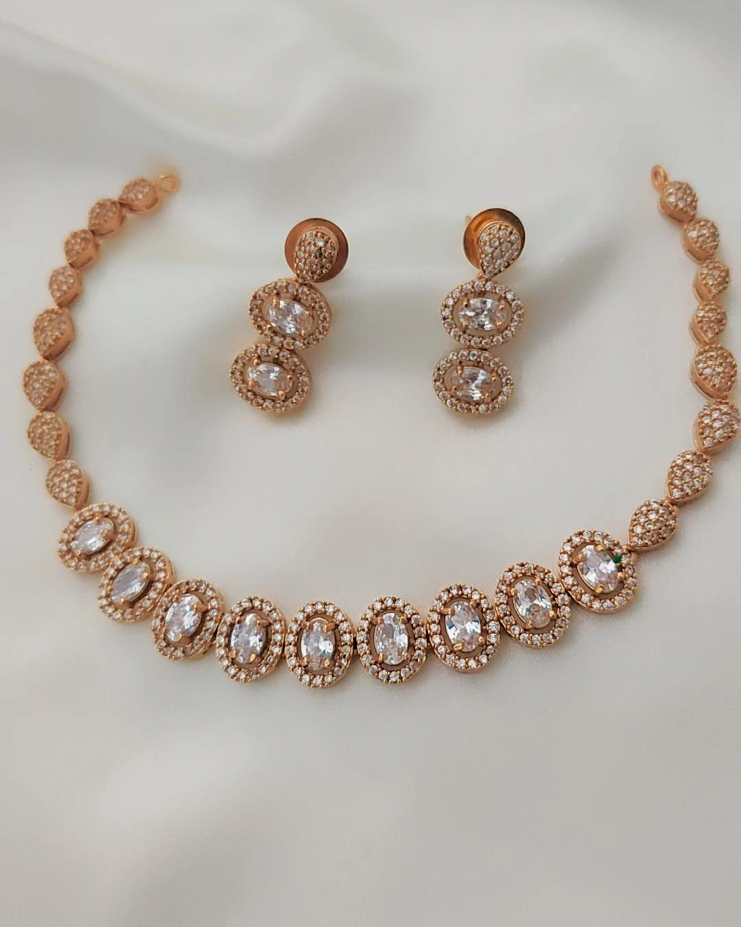 GOLDEN SHANSHI ZIRCONIA JEWELLERY SET