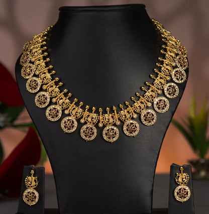 GOLDEN UMAYAAL JEWELLERY SET