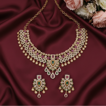 MULTICOLOR ANAKA JEWELLERY SET