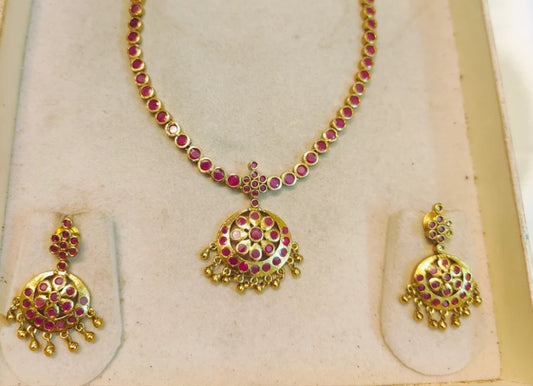 ORIGINAL RUBY SEEMA IMPON JEWELLERY SET