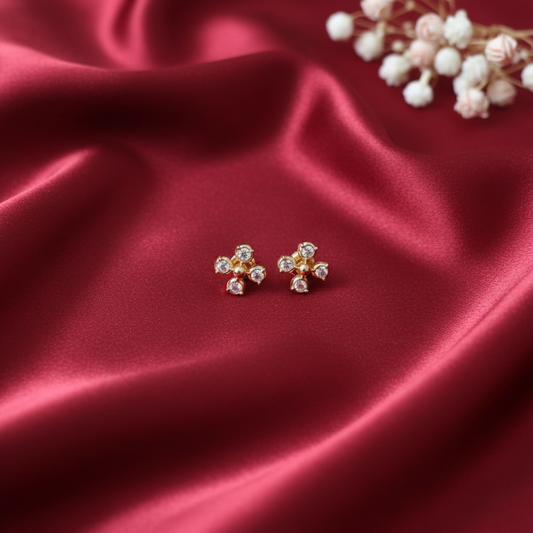 DIAMOND LIZA STUD EARRINGS