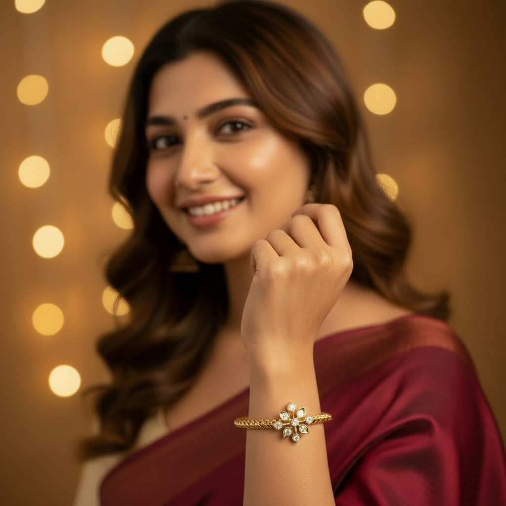 DIAMOND NAKSHATRA IMPON KADA BANGLE