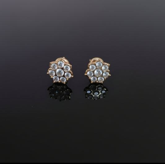 DIAMOND VIBHA EIGHT STONE STUD EARRINGS