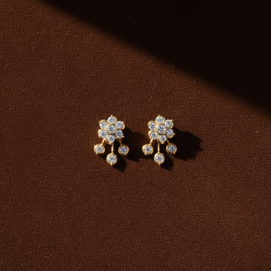 DIAMOND POOMAARI DETACHABLE STUD EARRINGS
