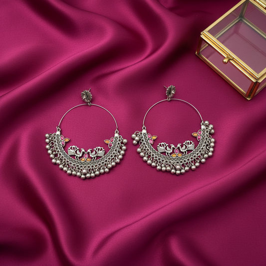 MULTICOLOR MUA SILVER PLATED EARRINGS