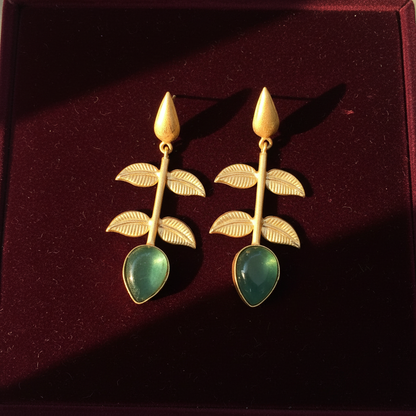 TURQUOISE AVYA STONE EARRINGS