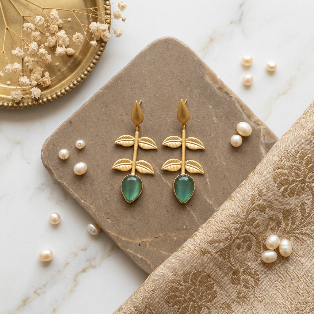 TURQUOISE AVYA STONE EARRINGS