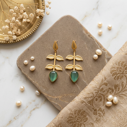 TURQUOISE AVYA STONE EARRINGS