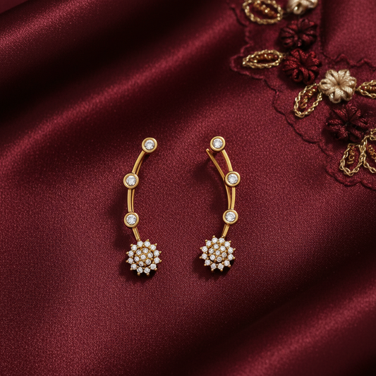 DIAMOND FARAH EARCUFF EARRINGS