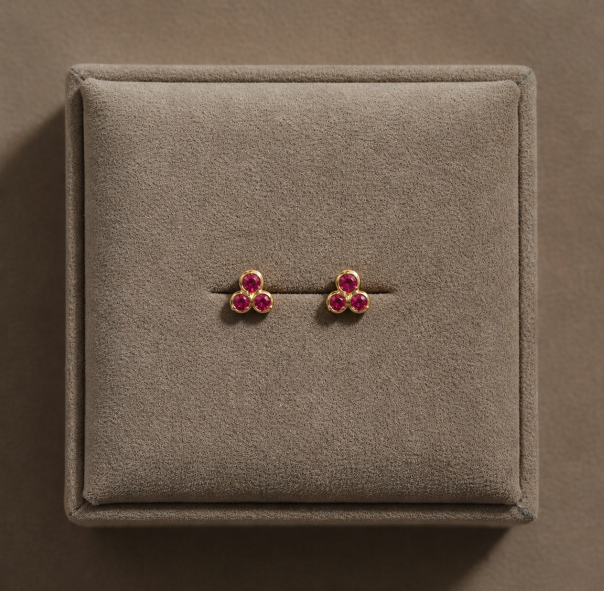 RUBY KRIYA STUD EARRINGS