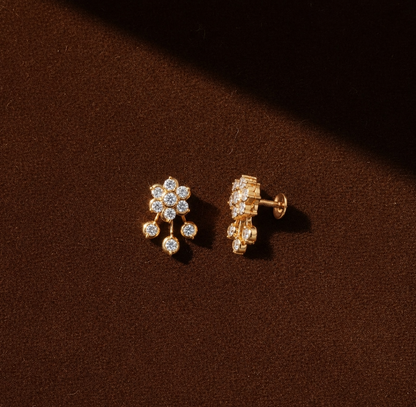 DIAMOND POOMAARI DETACHABLE STUD EARRINGS