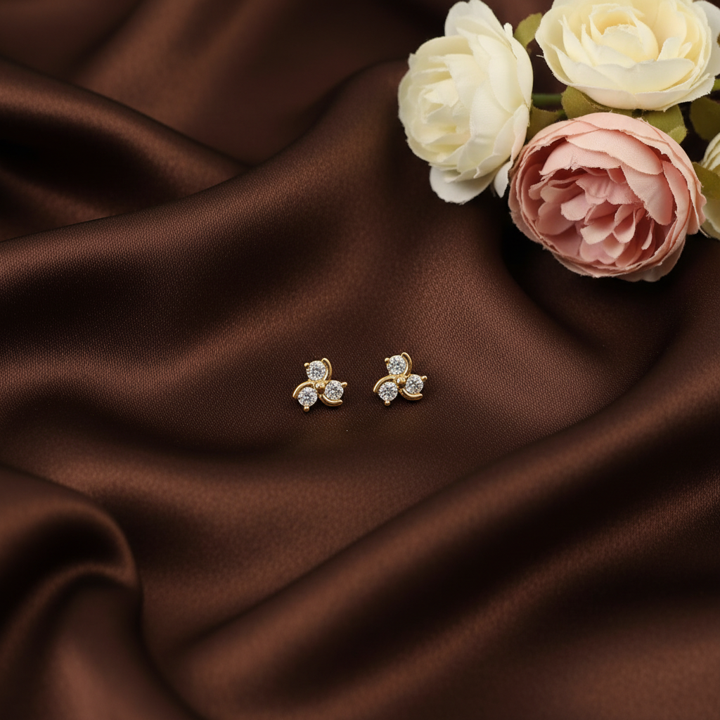 DIAMOND CHINNU STUD EARRINGS