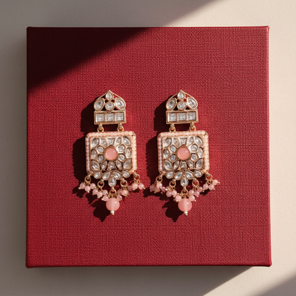 DIAMOND ORIGINAL KUNDAN DANGLER EARRINGS