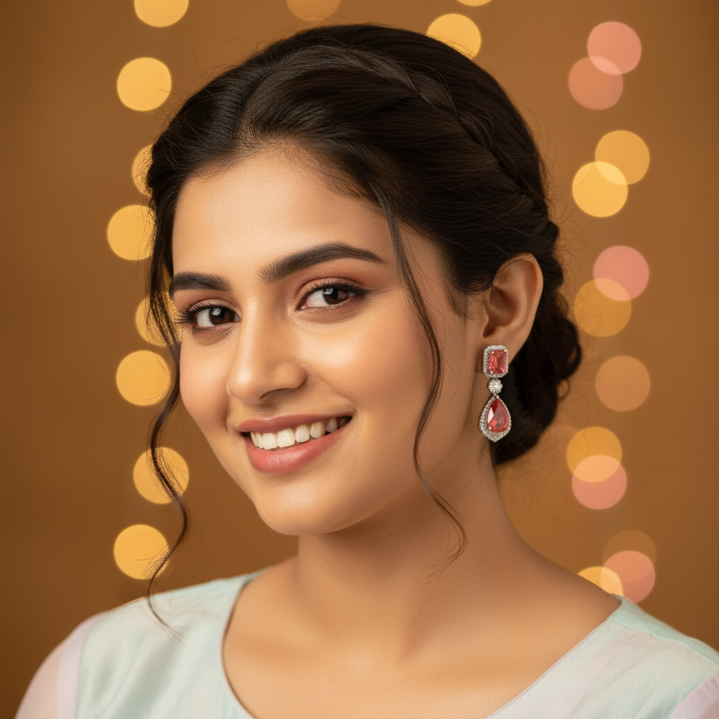 RUBY SOPHIA ZIRCONIA EARRINGS