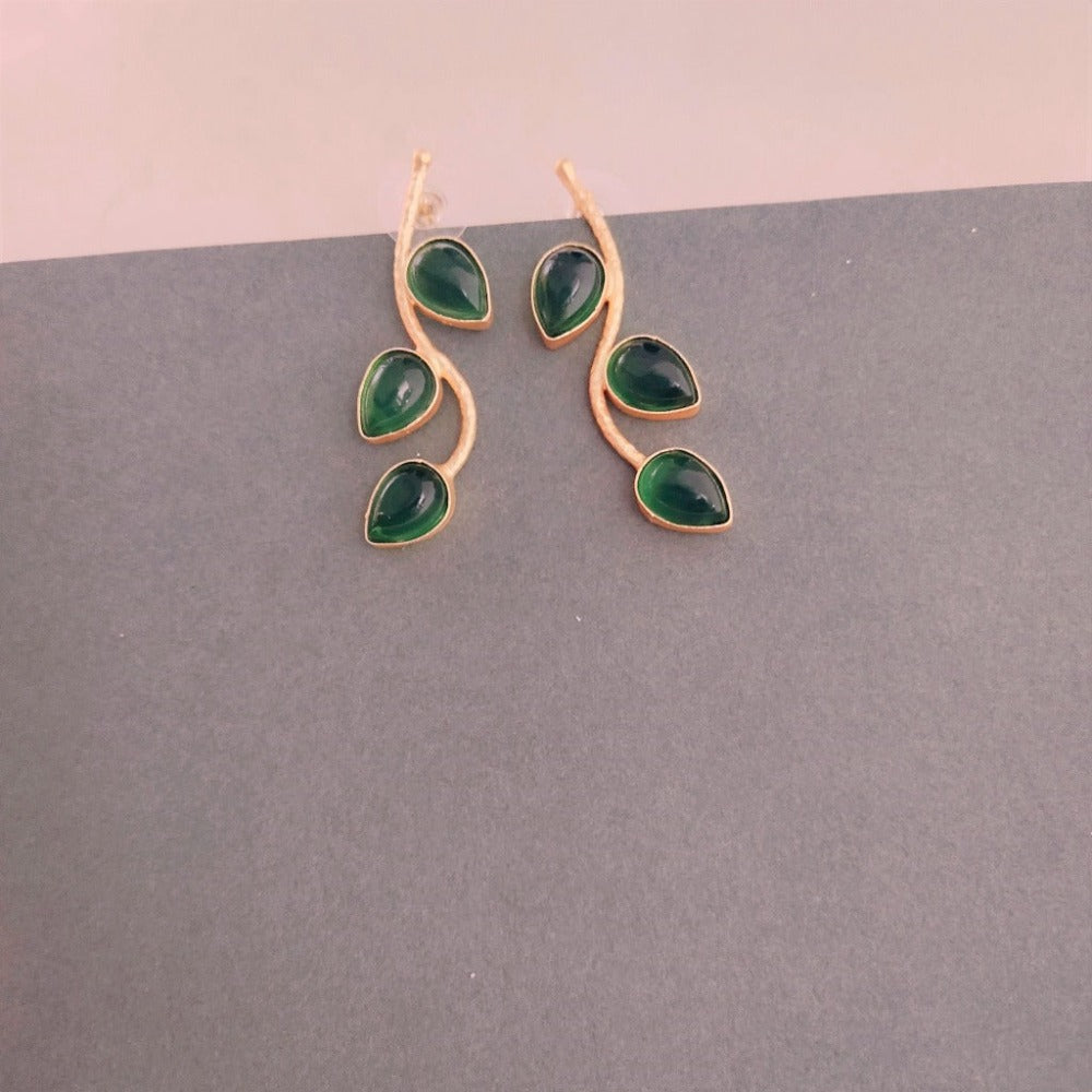 green earrings for girls