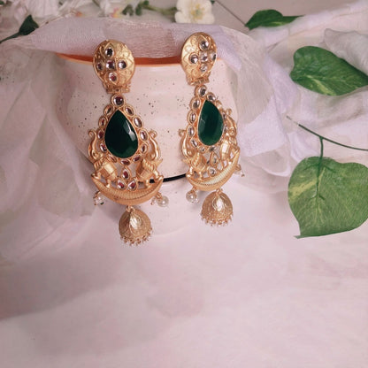 green earrings for girls