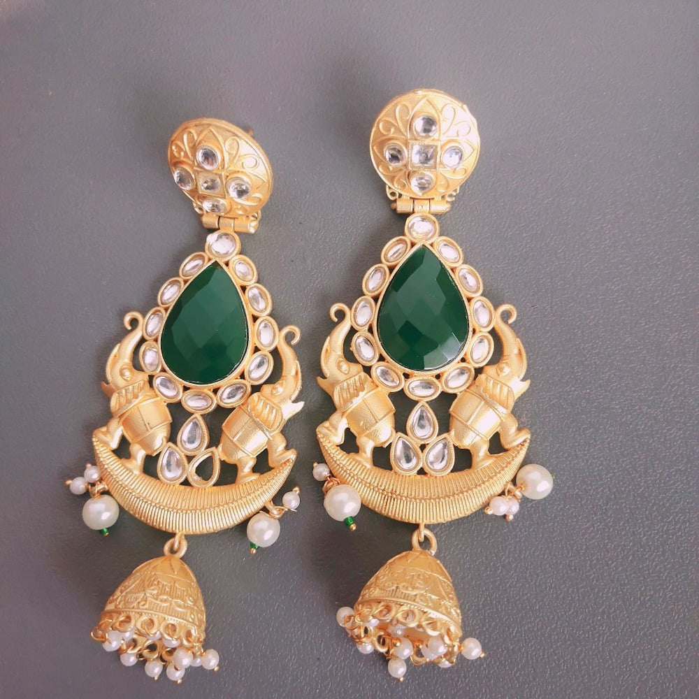 green earrings for girls