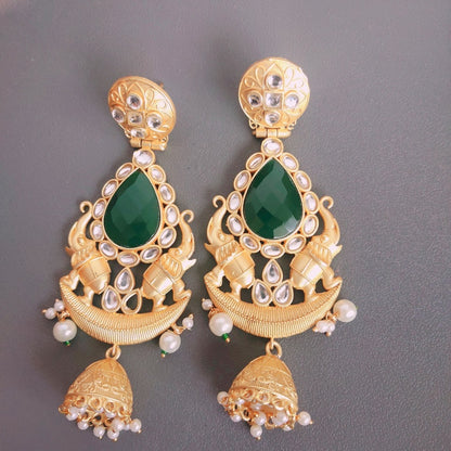 green earrings for girls