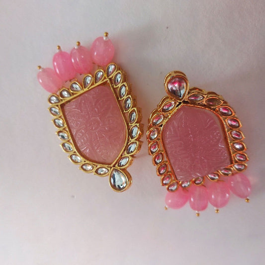 Pink earrings for girls